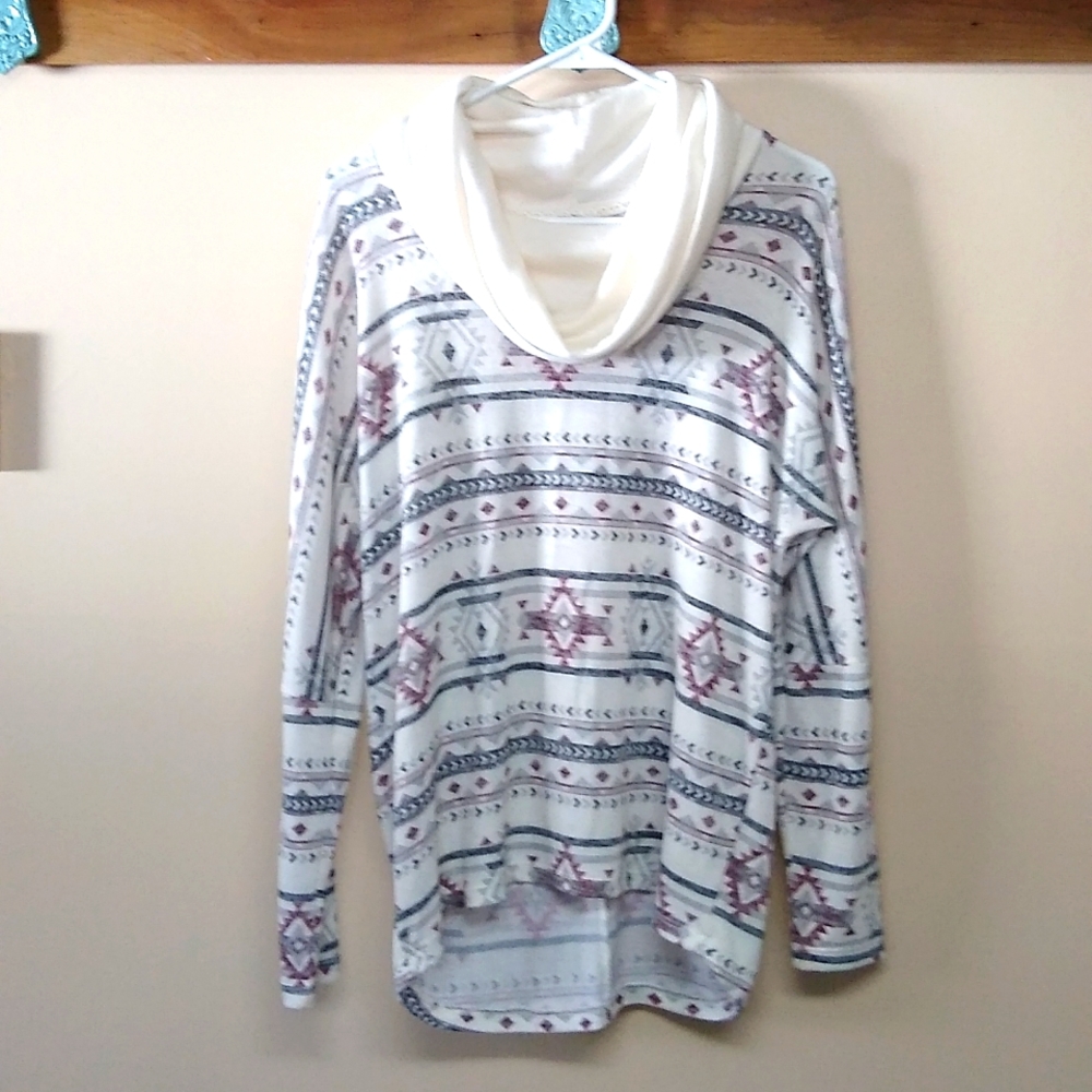 Maurices lightweight oversized Aztec print sweater.